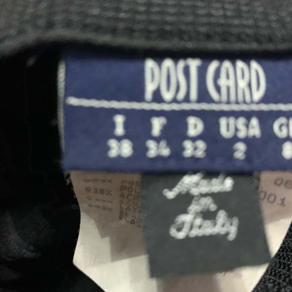 Post Card thick, warm, black ski paints (size 2) - Picture 3 of 3